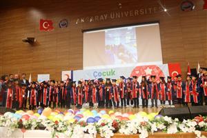 ASÜ’de Çocuk Üniversitesi  mezuniyet heyecanı yaşandı